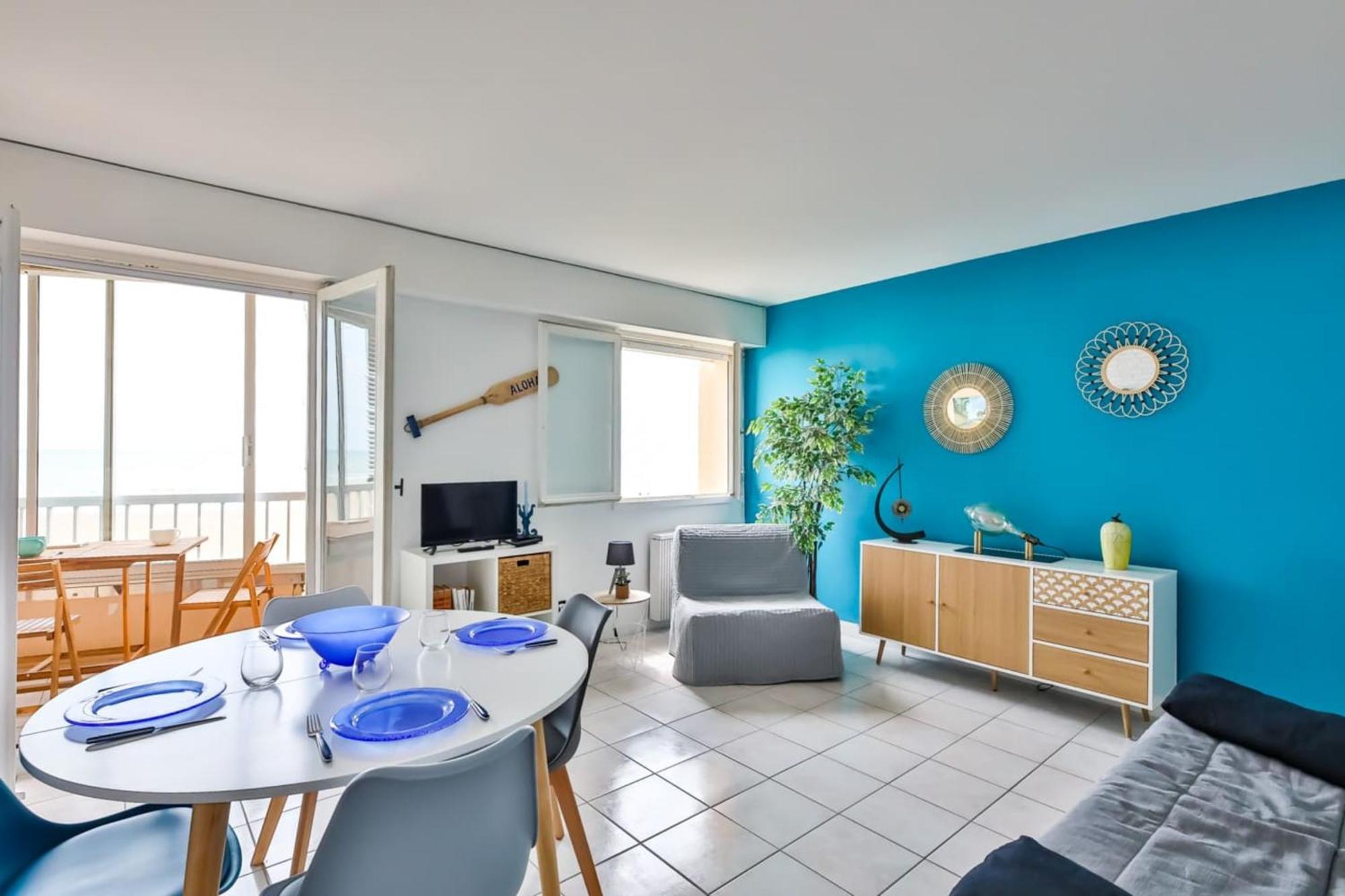 Apartamento Horizon - Sejour Cocooning Vue Mer Saint-Jean-de-Monts Exterior foto